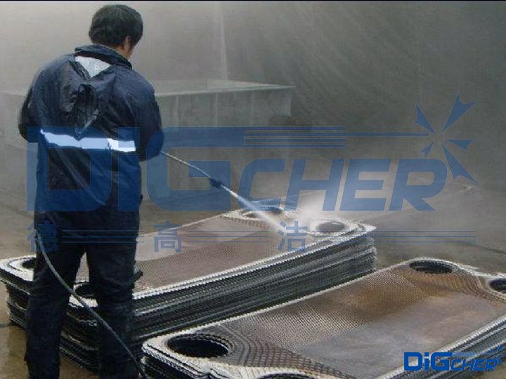 板式換熱器高壓水清洗工藝