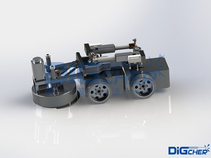 全液壓襯砌臺(tái)車(chē)模板清理機(jī)器人