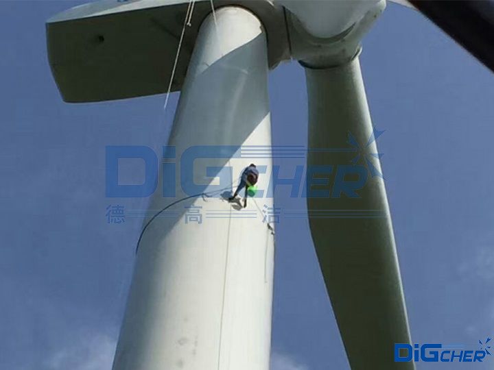 風(fēng)電塔日常清洗
